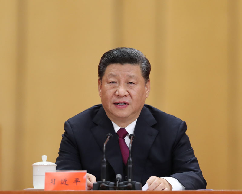 4月30日，紀(jì)念五四運(yùn)動(dòng)100周年大會(huì)在北京人民大會(huì)堂隆重舉行。中共中央總書記、國家主席、中央軍委主席習(xí)近平在大會(huì)上發(fā)表重要講話。