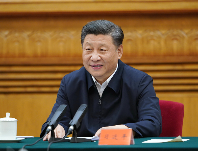 7月21日，中共中央總書記、國家主席、中央軍委主席習(xí)近平在京主持召開企業(yè)家座談會并發(fā)表重要講話。新華社記者 岳月偉 攝